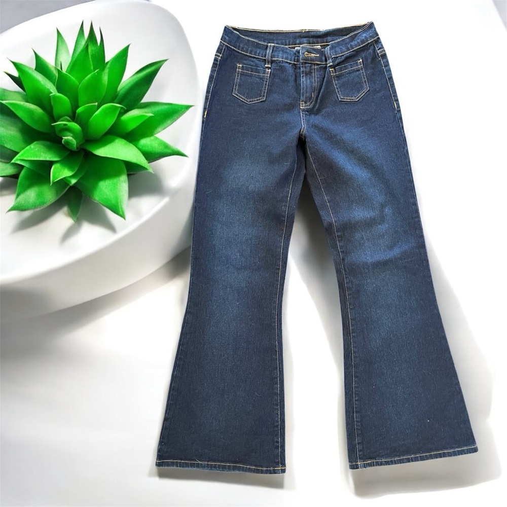 ❣️Vintage❣️ Diane Gilman Dark Blue Flare Jeans
